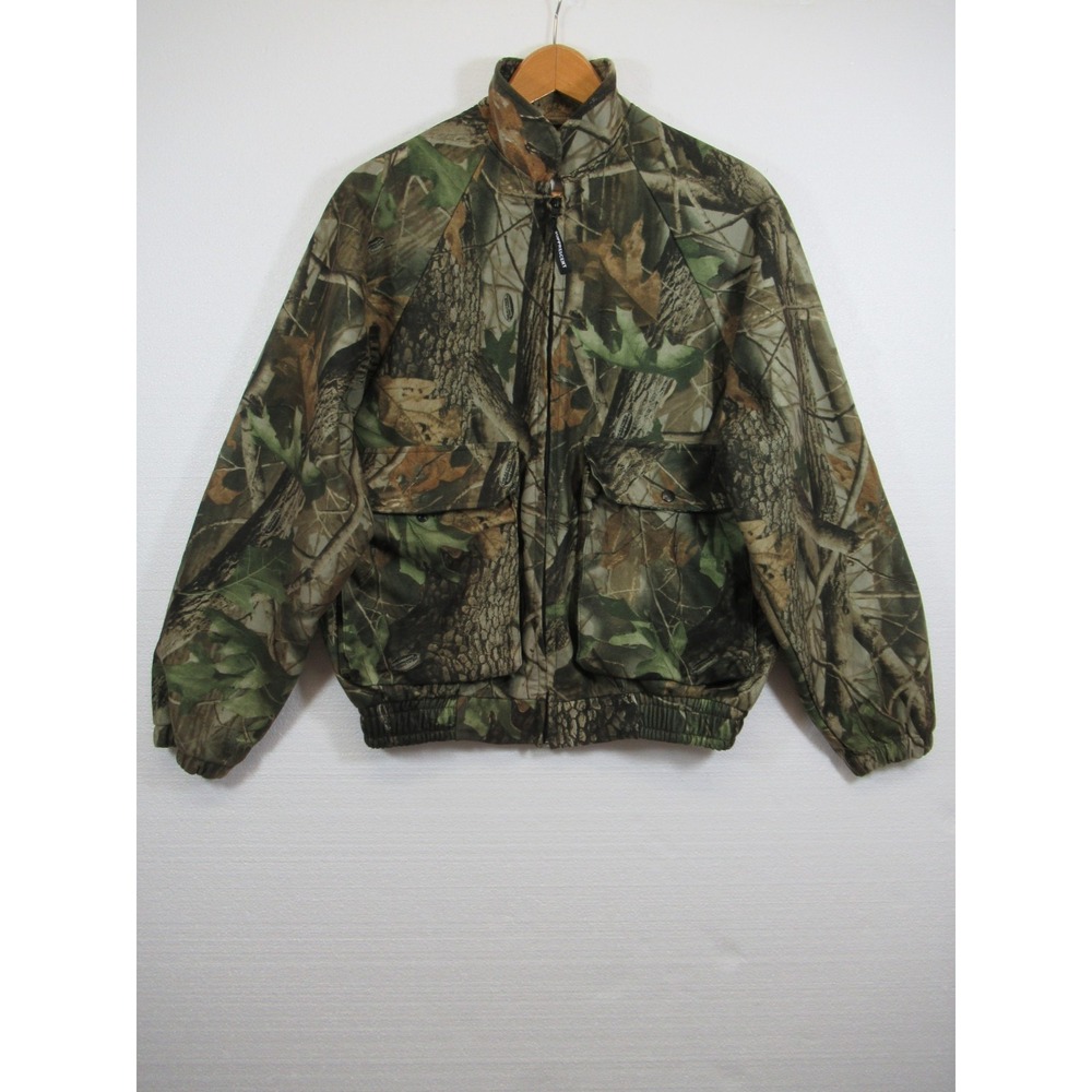 Vintage Galyans Gore Windstopper Camo Jacket Men Medium Hunting Supprescent